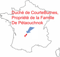 Carte du royaume de CourteBurnes